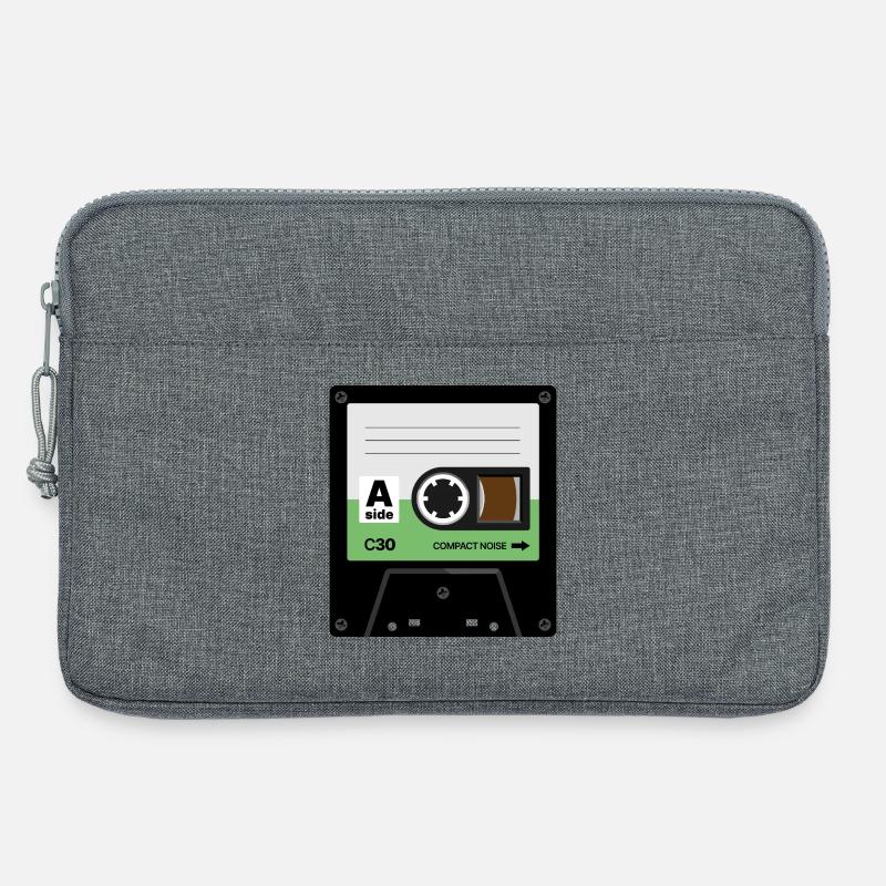 Tiny Cassette - Laptop bag 13" - heather grey