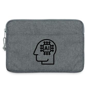 Ai, Künstliche Intelligenz, KI Technologie - Laptoptasche 13" - Grau meliert - Vorne