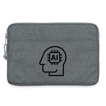 Ai, Künstliche Intelligenz, KI Technologie - Laptoptasche 13" - Grau meliert - Vorne