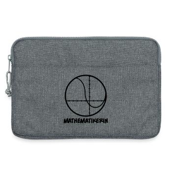 Mathematikerin - Laptoptasche 13" - Grau meliert - Vorne