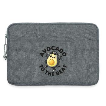Fête Avocado Beat Cool Fruit - Sacoche pour ordinateur portable 13 pouces - gris chiné - Devant