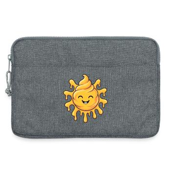 Soft-Serve Sun – Melting Sunshine - Laptoptasche 13" - Grau meliert - Vorne