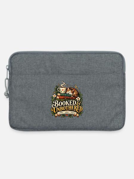 Booked Unbothered - Laptoptasche 13" - Grau meliert