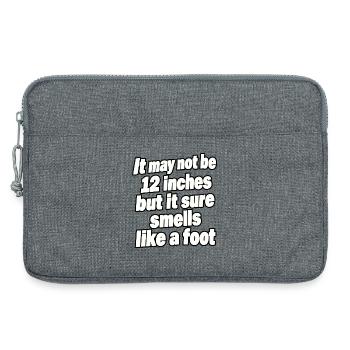 Es ist vielleicht nicht 12 Zoll – lustiges Zitat aus Erwachsenenhumor - Laptoptasche 13" - Grau meliert - Vorne