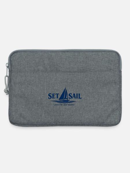 Segel setzen Lass den Rest zurück - Laptoptasche 13" - Grau meliert