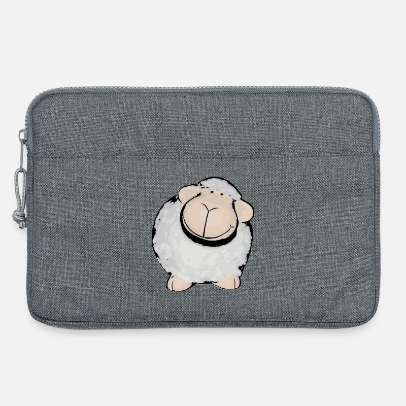 Schaf - Laptoptasche 13" - Grau meliert