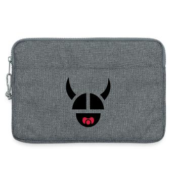 Viking Child - Laptop bag 13" - heather grey - Front
