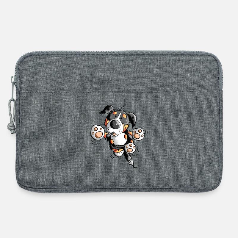 Brain der Berner Sennenhund - Laptoptasche 13" - Grau meliert