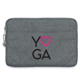 Joga - Laptoptasche 13" - Grau meliert - Vorne