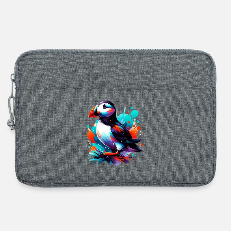 Papageitaucher - Laptoptasche 13" - Grau meliert