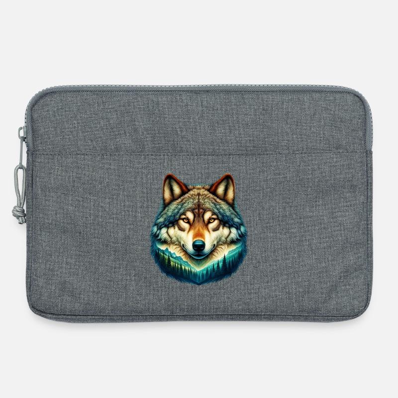 Wolf - Laptoptasche 13" - Grau meliert