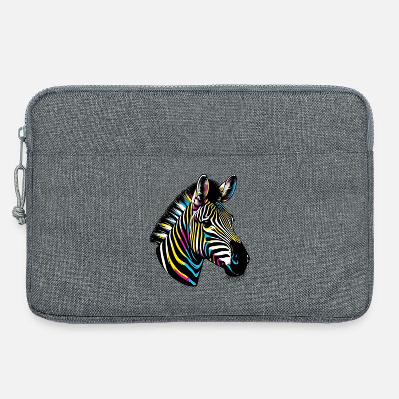 Zebra - Laptoptasche 13" - Grau meliert
