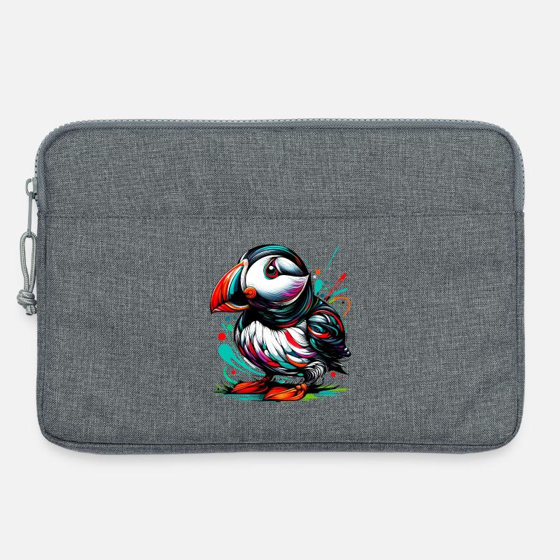 Papageitaucher - Laptoptasche 13" - Grau meliert