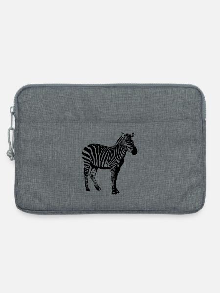 Zebra - Laptoptasche 13" - Grau meliert