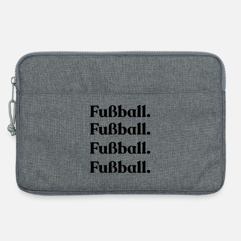 Fußball - Laptoptasche 13" - Grau meliert