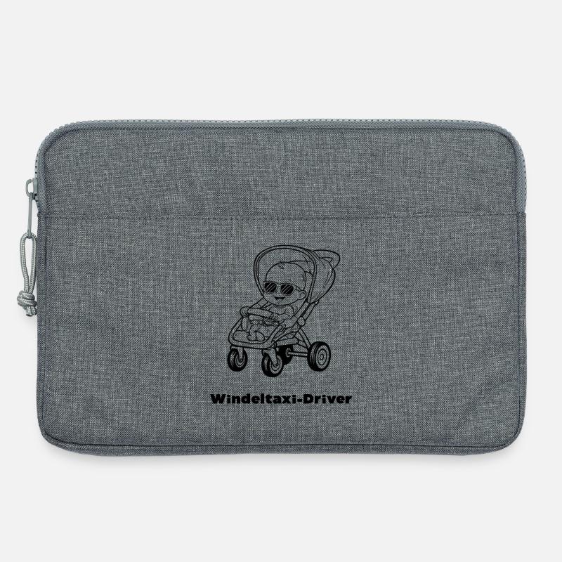 Windeltaxi-Driver - Laptoptasche 13" - Grau meliert