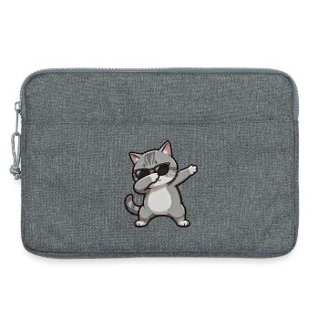 Dabbing Britisch Kurzhaar - Laptoptasche 13" - Grau meliert - Vorne
