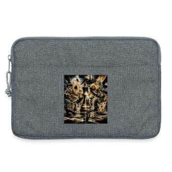 Surrealism Chess - Laptop bag 13" - heather grey - Front