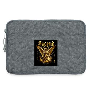 Ascensus de l’Ange d’Or - Sacoche pour ordinateur portable 13 pouces - gris chiné - Devant