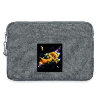 Aventure spatiale Citrus - Sacoche pour ordinateur portable 13 pouces - gris chiné - Devant