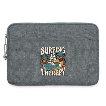Surfing Therapy - Laptoptasche 13" - Grau meliert - Vorne