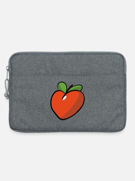 Peche_coeur - Laptop bag 13" - heather grey