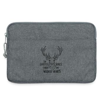 The Gentlest Souls - Laptop bag 13" - heather grey - Front