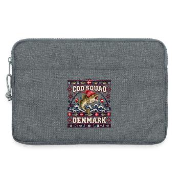 Ugly Christmas Cod Squad Denmark Fischdesign - Laptoptasche 13" - Grau meliert - Vorne