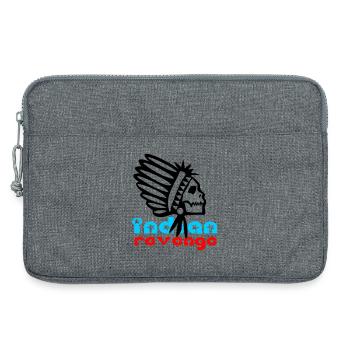 Indian Skull Revenge - Laptoptasche 13" - Grau meliert - Vorne