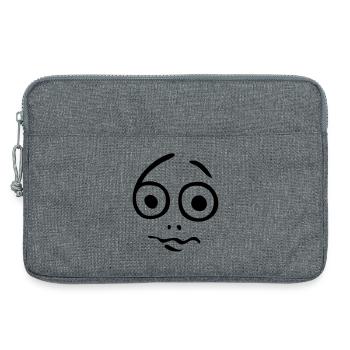 Hilfe, schon 60 Jahre ! - Laptoptasche 13" - Grau meliert - Vorne