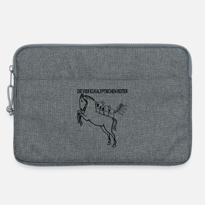 Die vier eukalyptischen Reiter - Laptoptasche 13" - Grau meliert