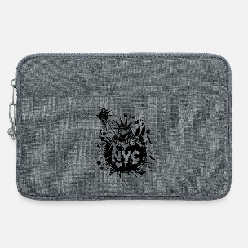 NEW YORK - Laptoptasche 13" - Grau meliert