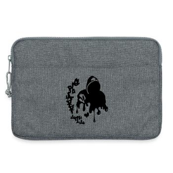 Graffiti - Laptoptasche 13" - Grau meliert - Vorne