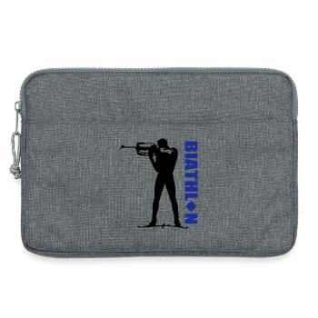 Biathlon - Laptoptasche 13" - Grau meliert - Vorne