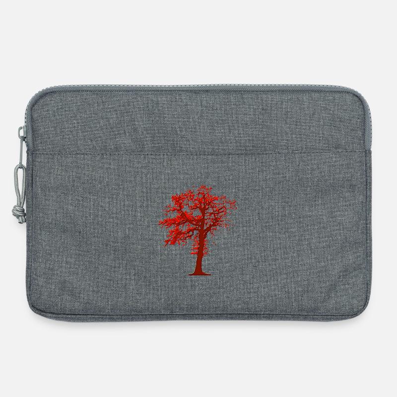 Baum-Illustration - Laptoptasche 13" - Grau meliert