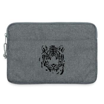 Tiger - Laptoptasche 13" - Grau meliert - Vorne