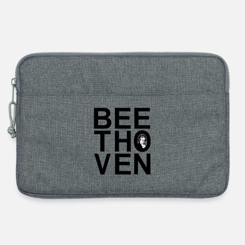 Beethoven - Laptoptasche 13" - Grau meliert