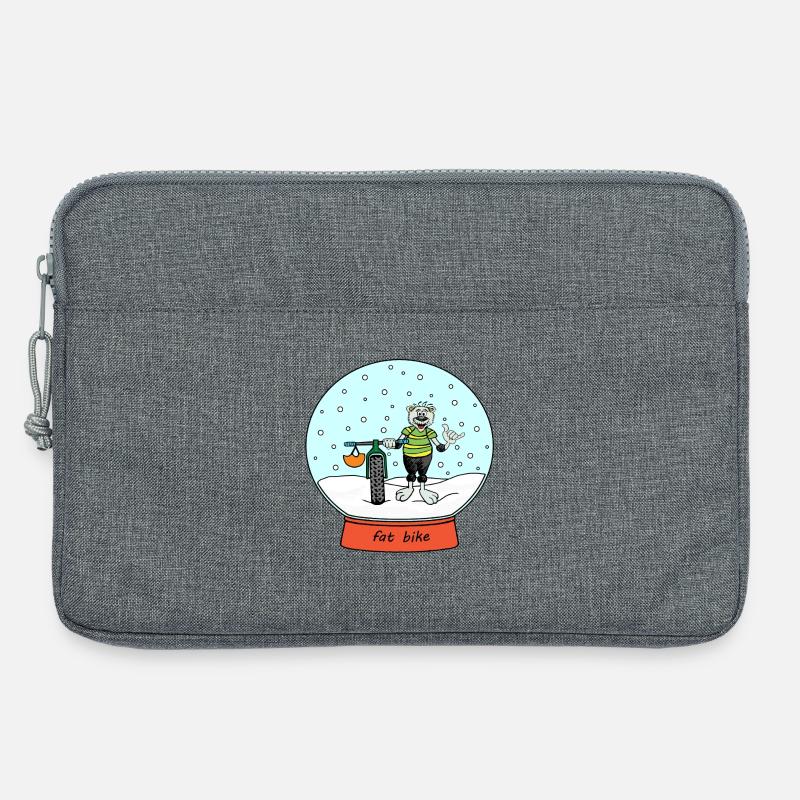 Schneeball - Laptoptasche 13" - Grau meliert