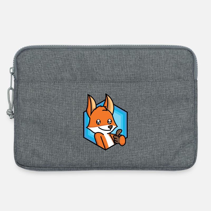 Daumen Hoch Fuchs - Laptoptasche 13" - Grau meliert