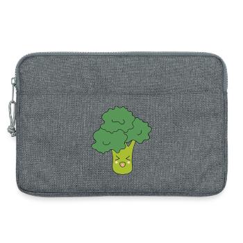 Kawaii Food Geschenk Veganer Vegetarier  - Laptoptasche 13" - Grau meliert - Vorne
