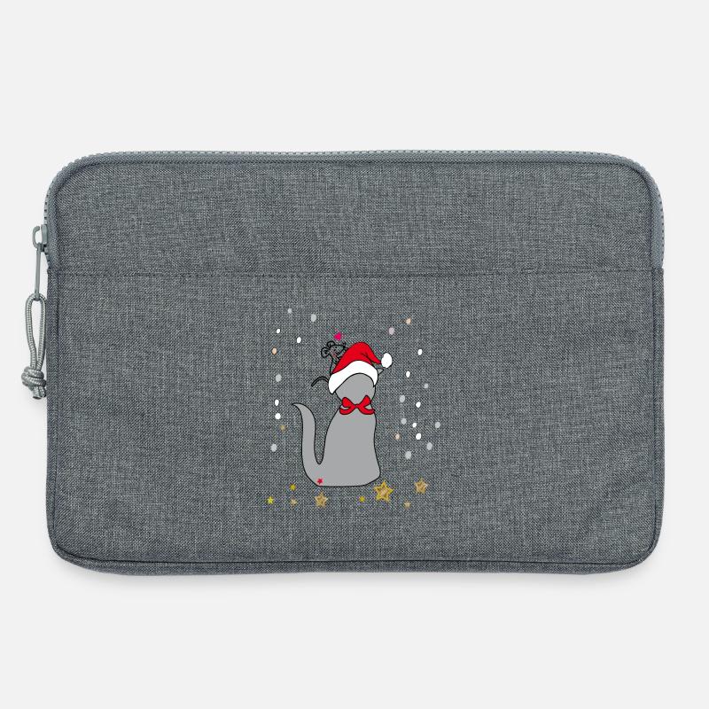 Weihnachten - Laptoptasche 13" - Grau meliert