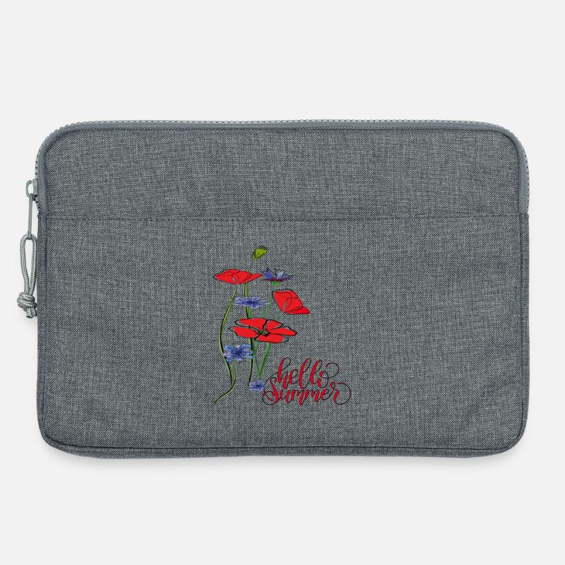 hello Summer - Laptoptasche 13" - Grau meliert