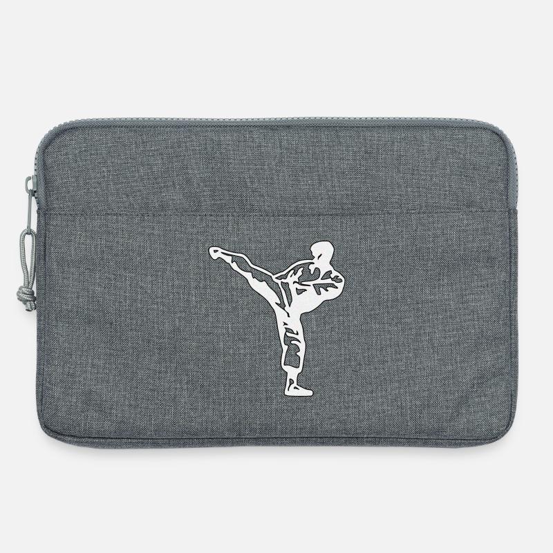 karate silber - Laptoptasche 13" - Grau meliert