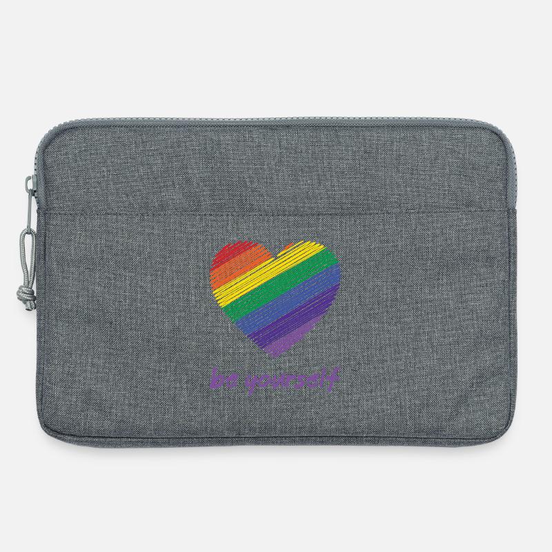 Pride Month LGBTQ - Sei du selbst - Laptoptasche 13" - Grau meliert