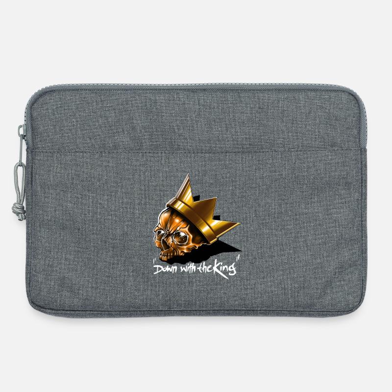 Down with the King - Laptop bag 13" - heather grey