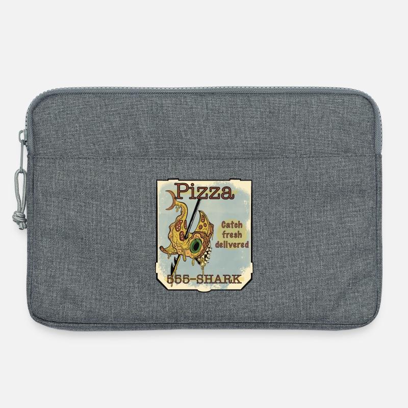 pizza hai - Laptoptasche 13" - Grau meliert