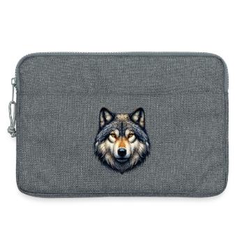 Loup - Sacoche pour ordinateur portable 13 pouces - gris chiné - Devant