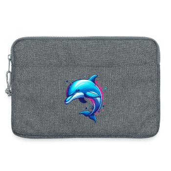 Delfin - Laptoptasche 13" - Grau meliert - Vorne