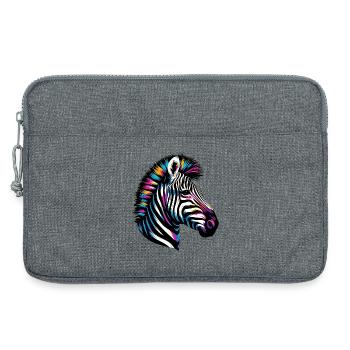 Zebra - Laptoptasche 13" - Grau meliert - Vorne