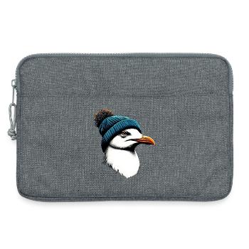 Mouette - Sacoche pour ordinateur portable 13 pouces - gris chiné - Devant